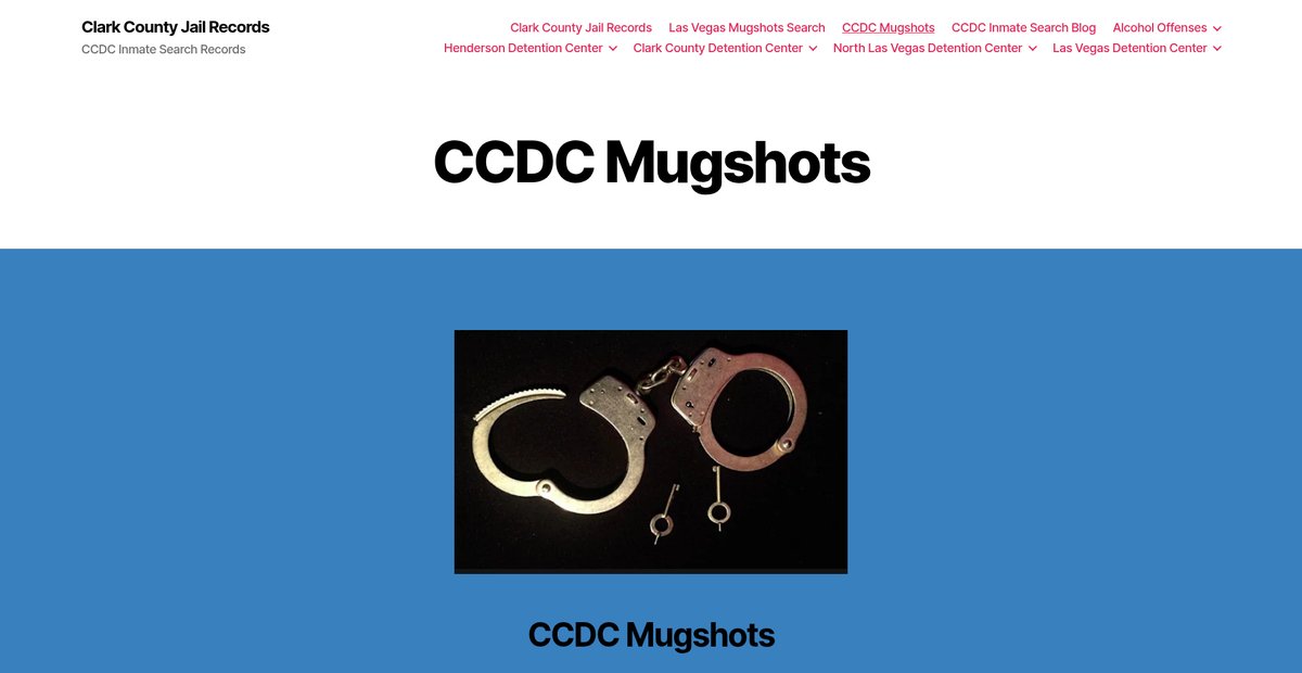 Preview of clarkcountyjailrecords.com