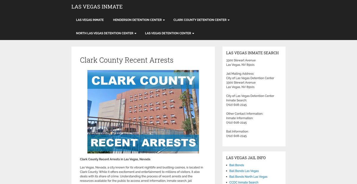 Preview of lasvegasinmate.com