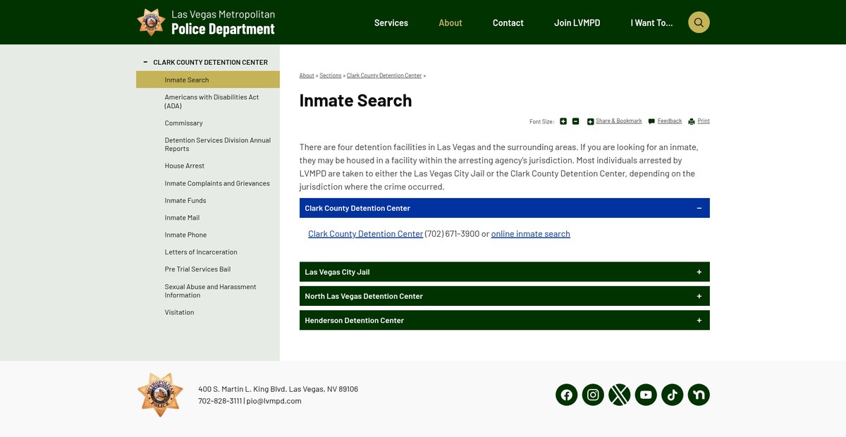 Preview of lvmpd.com