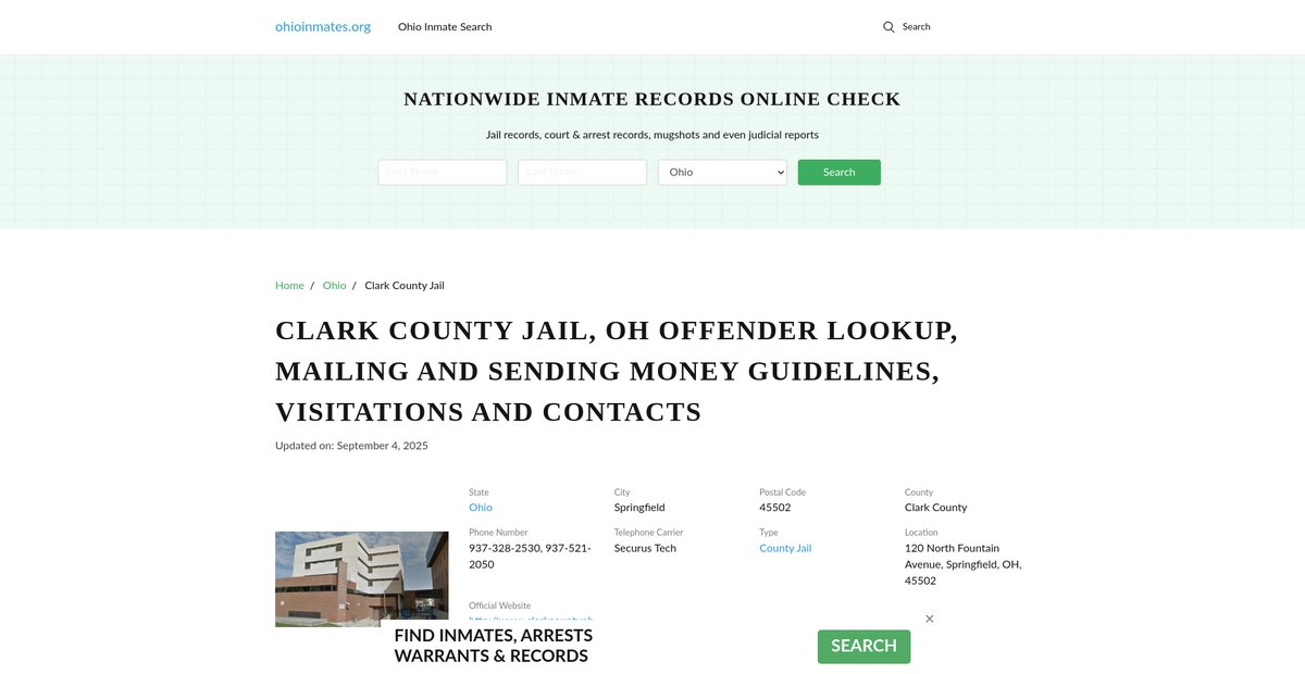 Preview of ohioinmates.org
