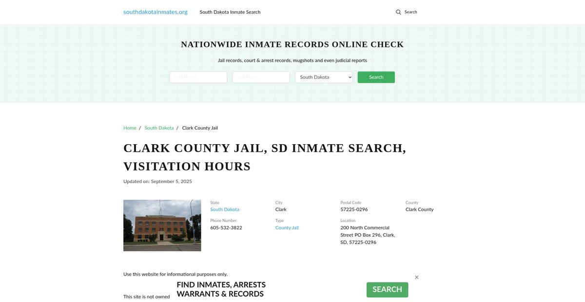 Preview of southdakotainmates.org