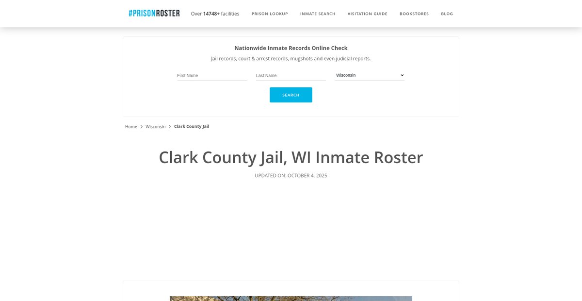 Preview of prisonroster.com