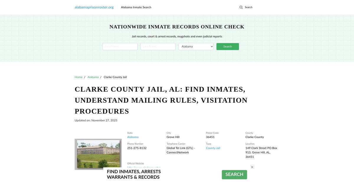 Preview of alabamaprisonroster.org