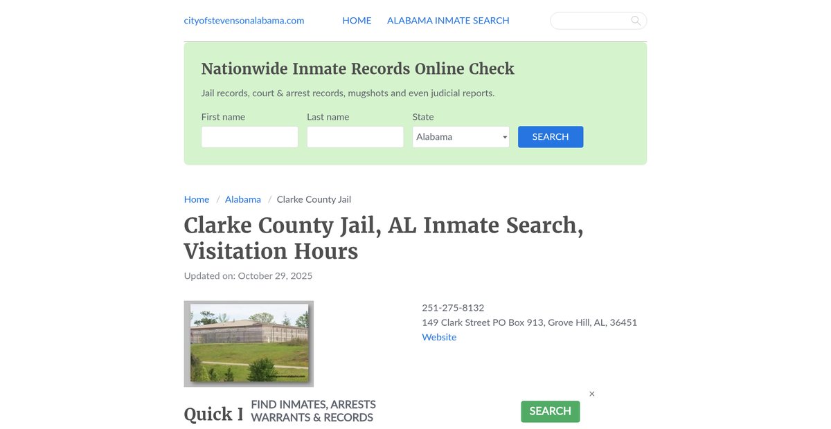 Preview of cityofstevensonalabama.com