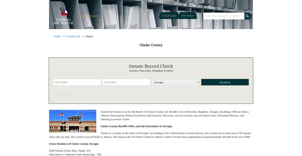 Preview of georgiajailroster.com