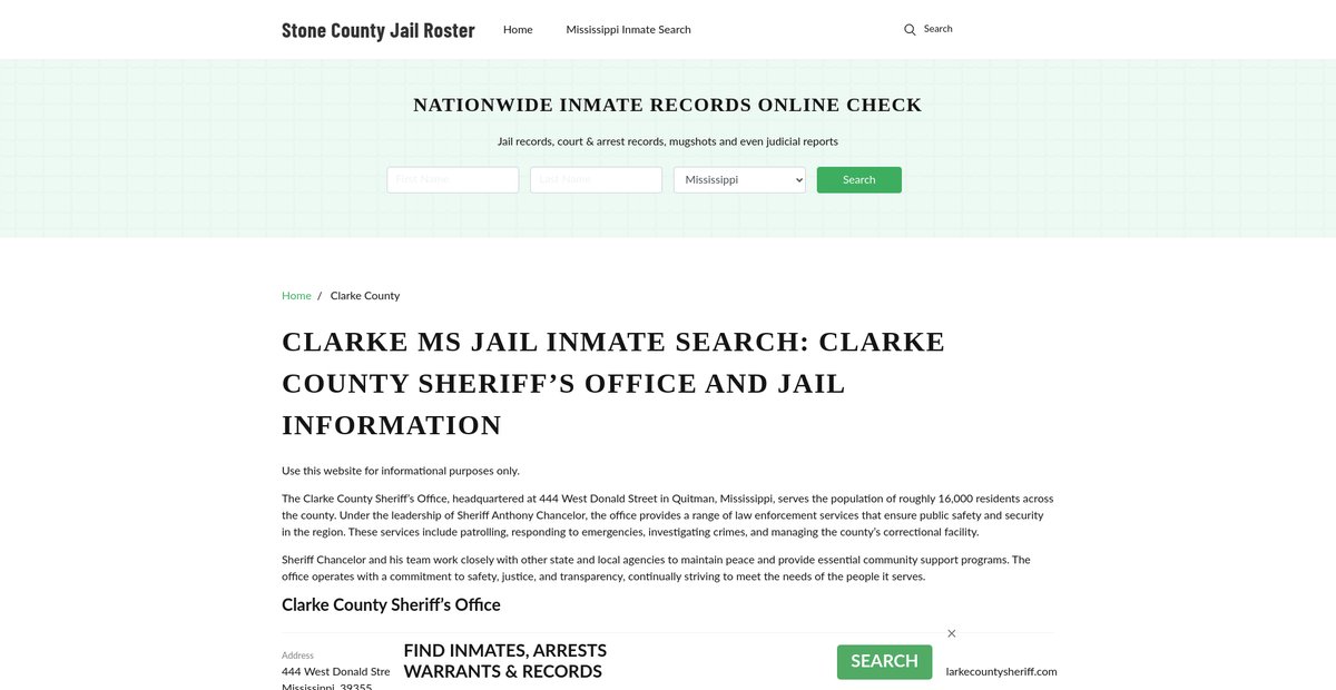 Preview of stonecountygov.com