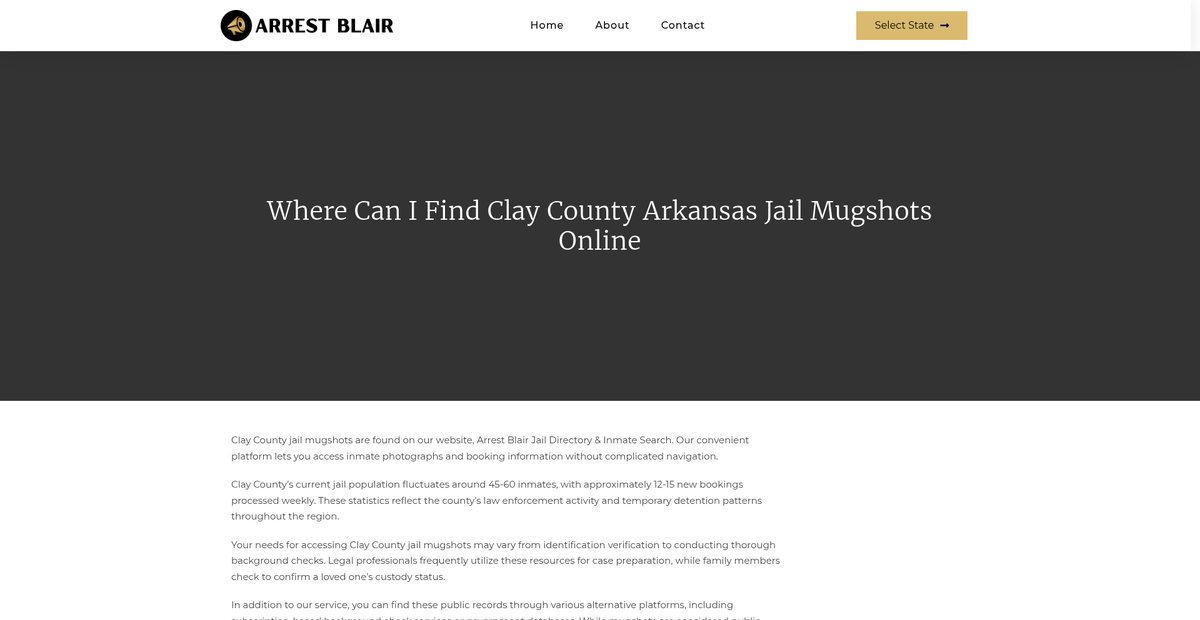 Preview of arrestblair.org