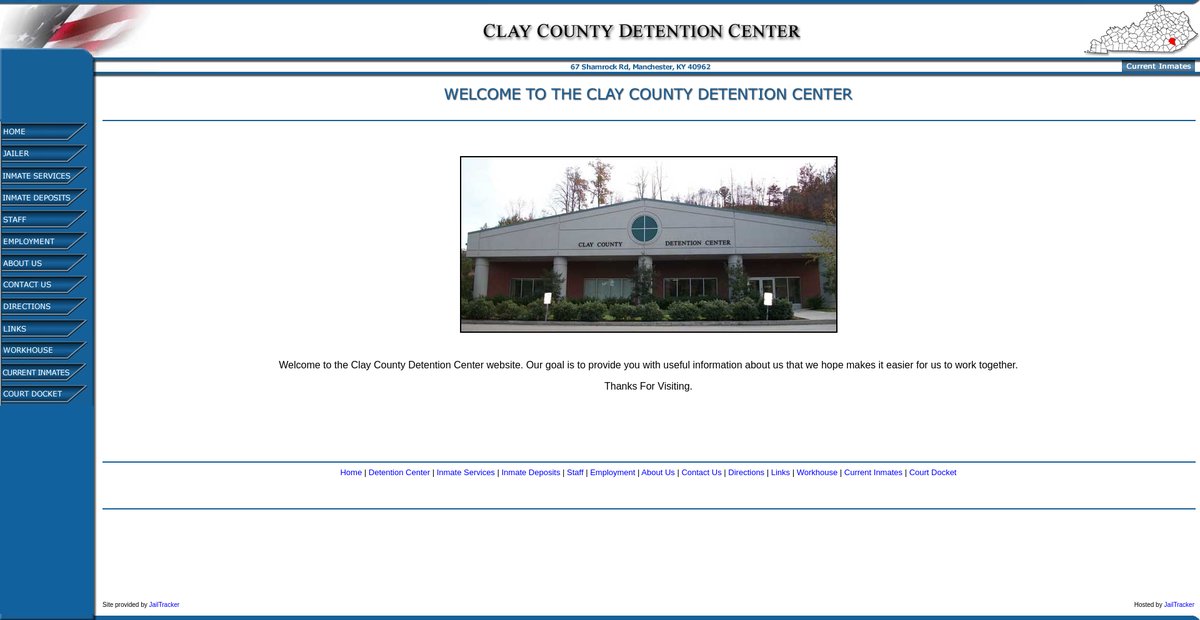 Preview of claycountydetention.com