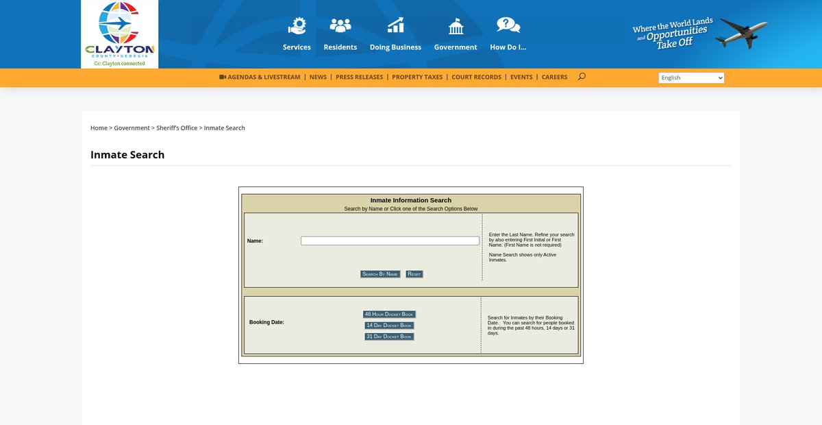 Preview of claytoncountyga.gov