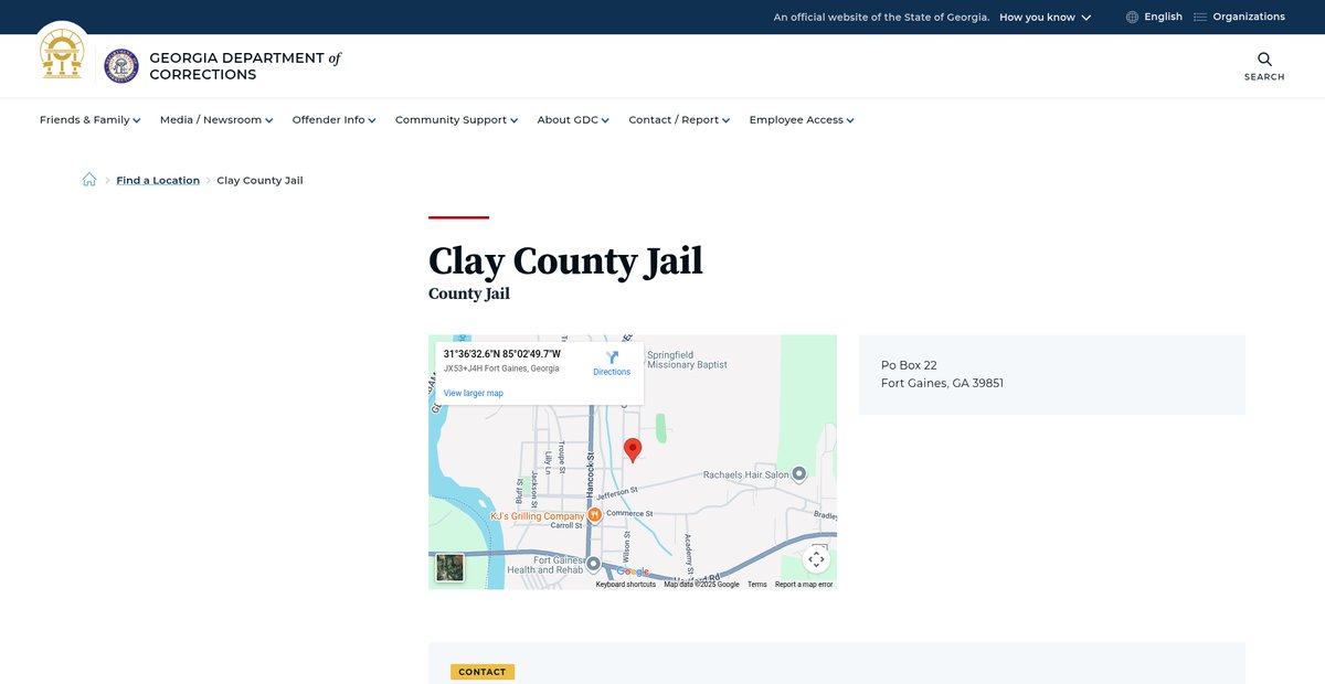 Preview of gdc.georgia.gov