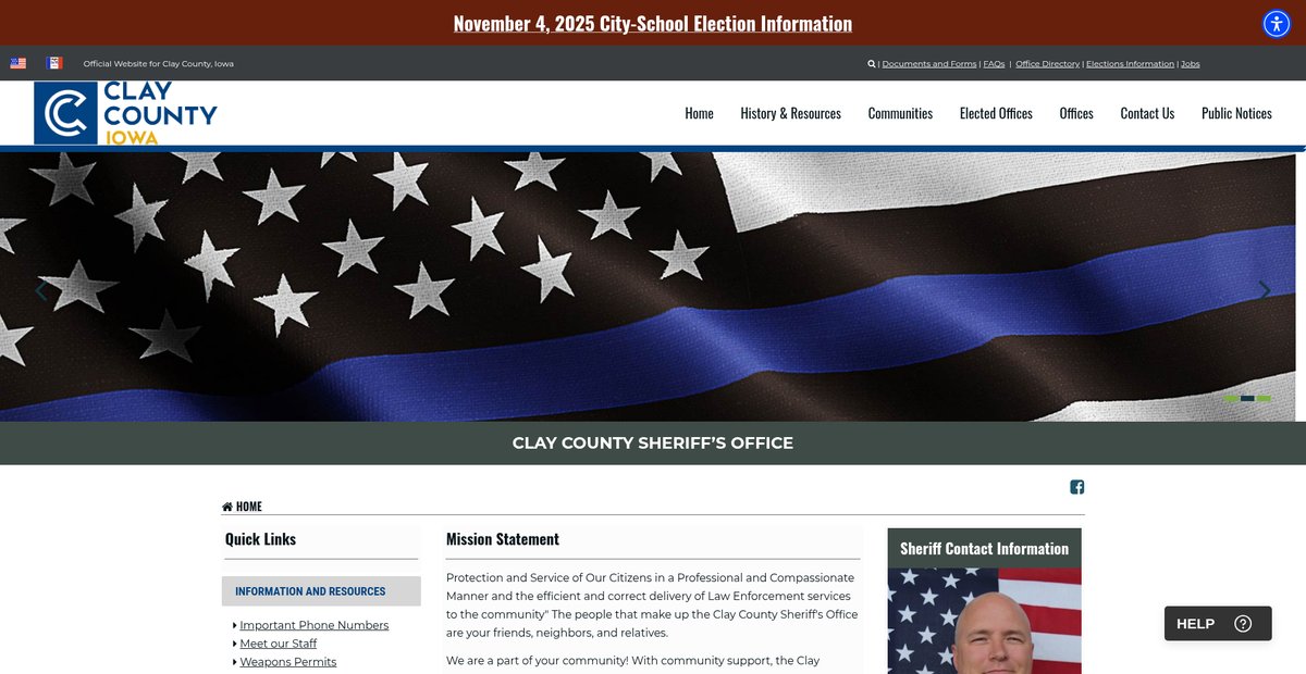 Preview of claycounty.iowa.gov