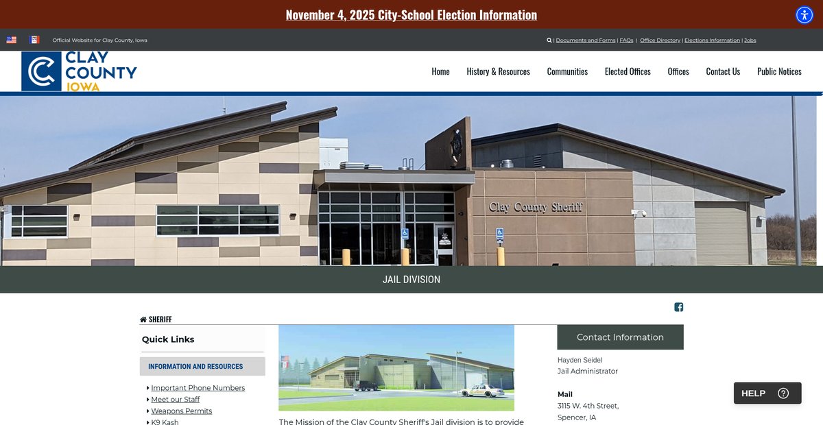 Preview of claycounty.iowa.gov