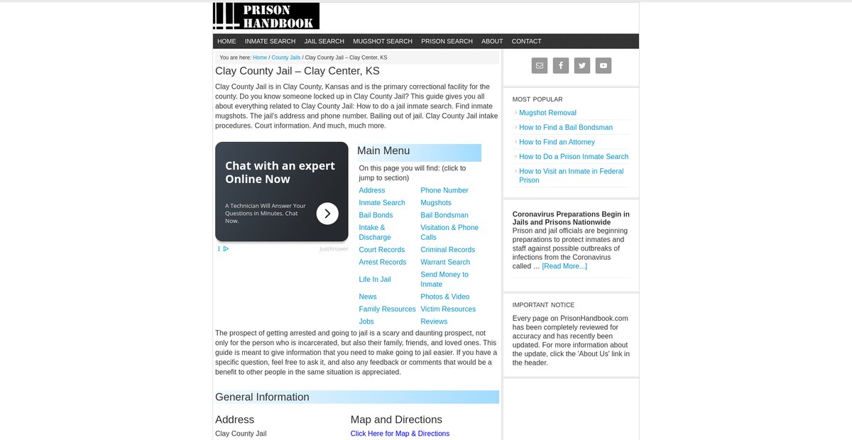 Preview of prisonhandbook.com