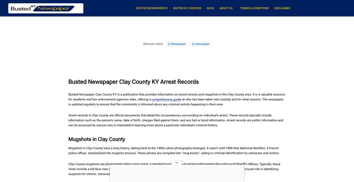 Preview of bustednewspaper-ky.com