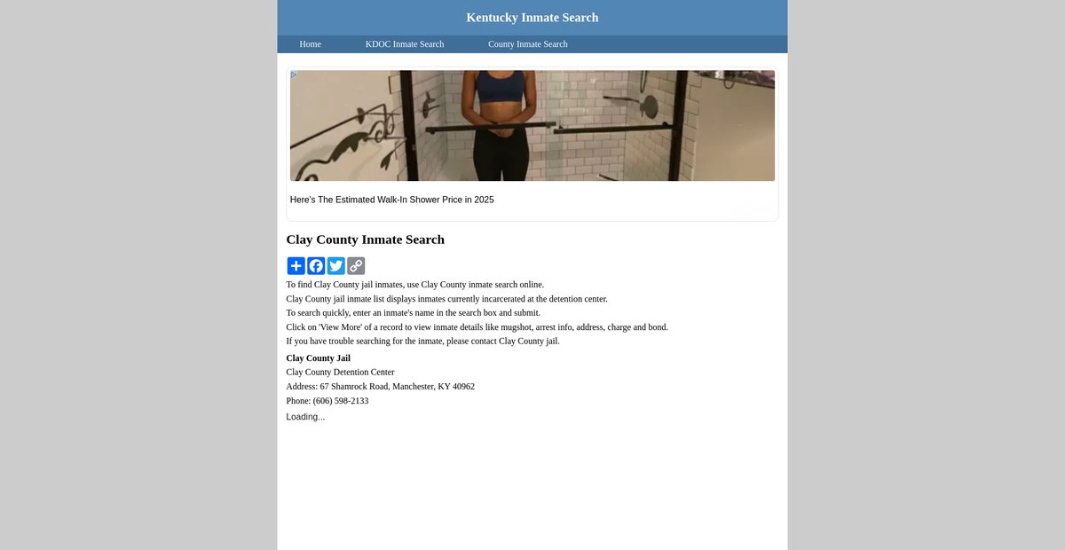 Preview of inmatesearchkentucky.org