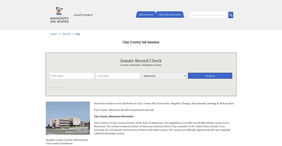 Preview of minnesotajailroster.com