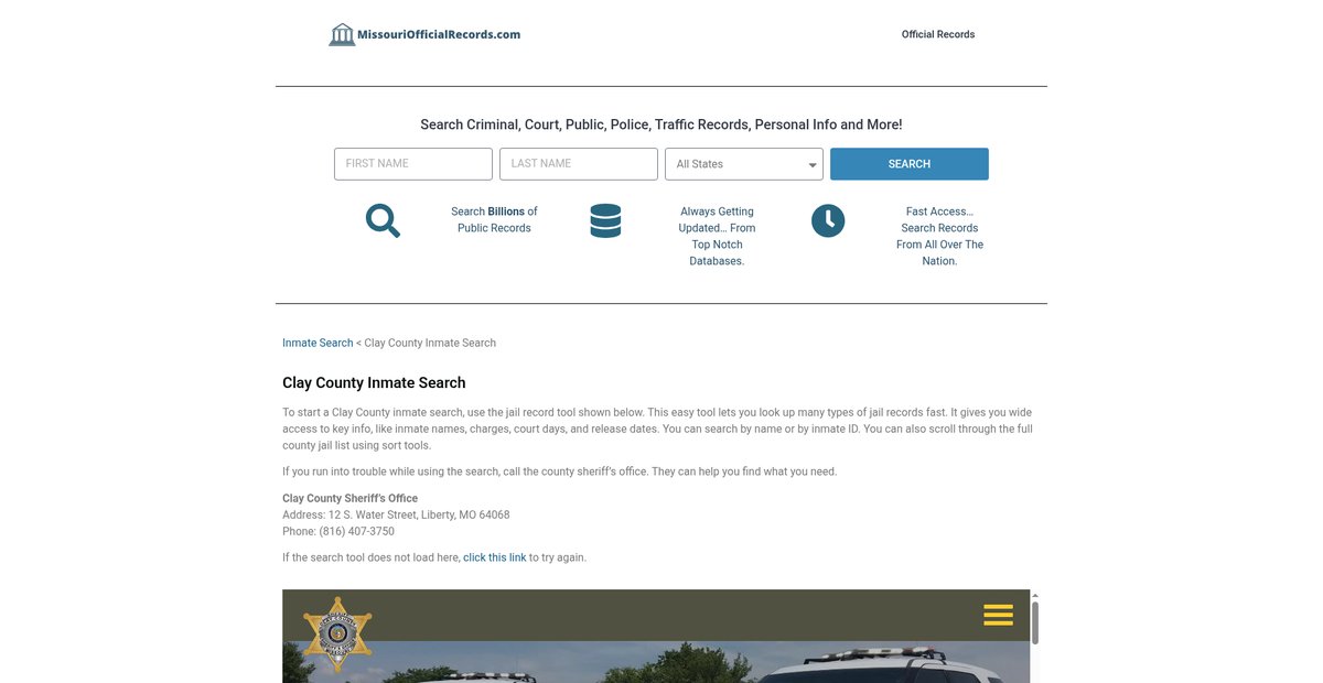 Preview of missouriofficialrecords.com