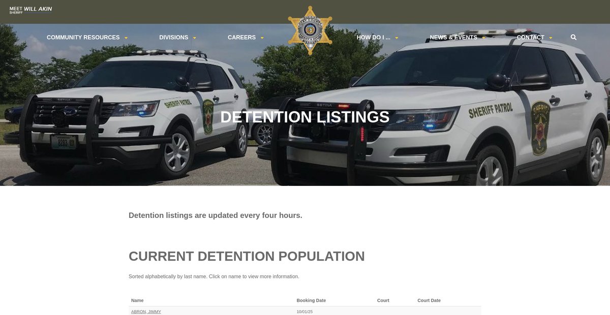 Preview of sheriffclayco.org