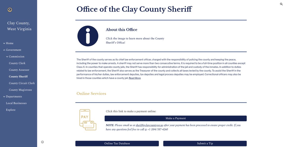 Preview of claycountywv.us