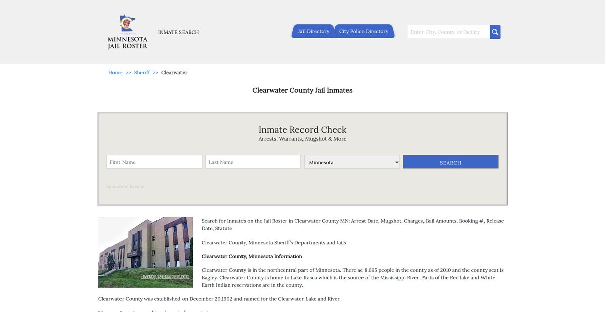 Preview of minnesotajailroster.com