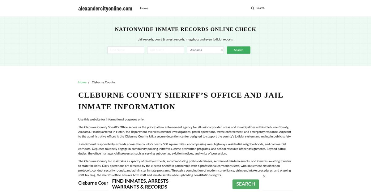 Preview of alexandercityonline.com