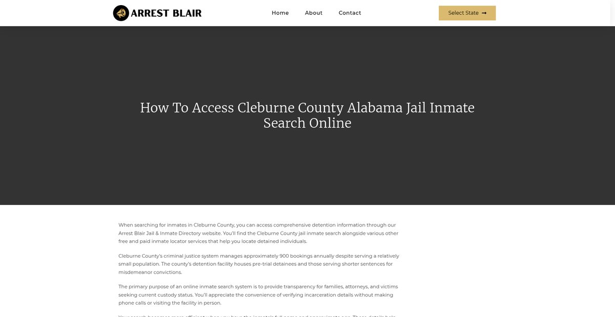 Preview of arrestblair.org