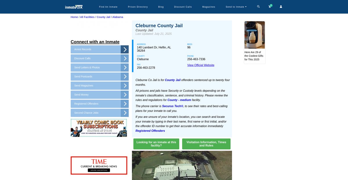 Preview of inmateaid.com