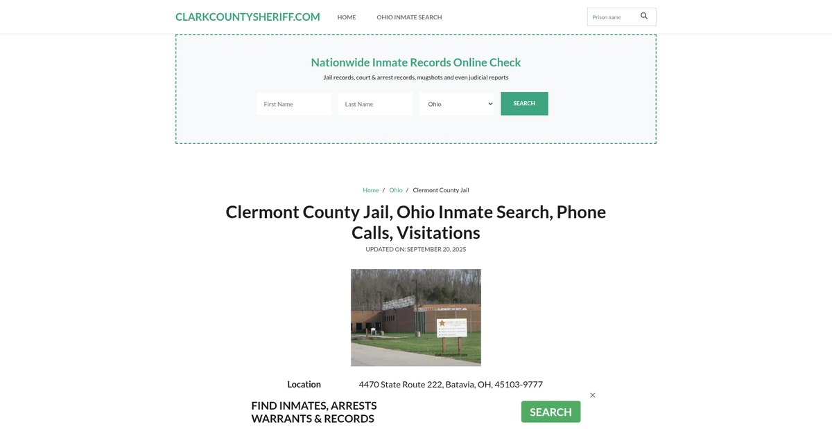 Preview of clarkcountysheriff.com