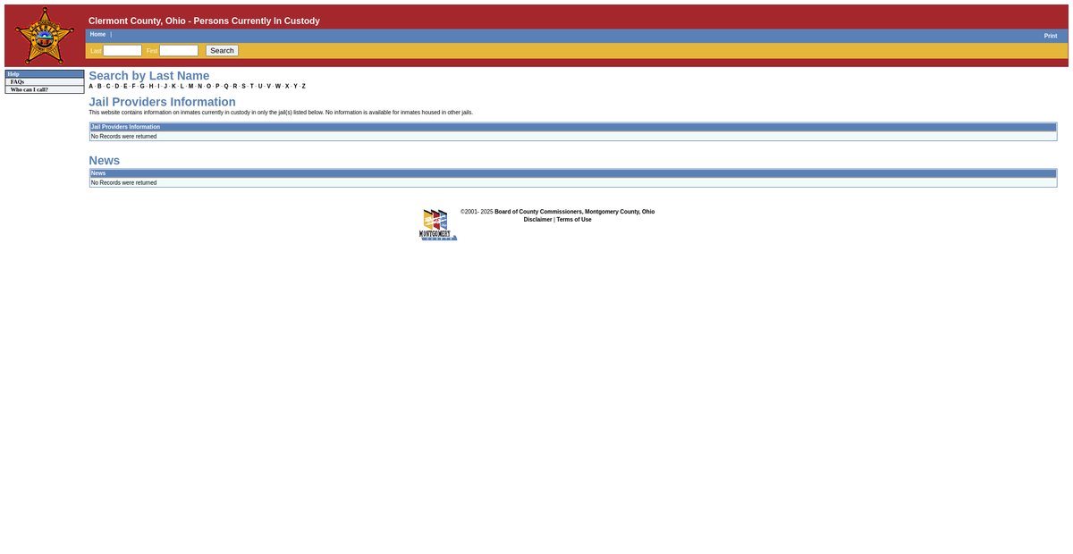 Preview of clermont.miamivalleyjails.org