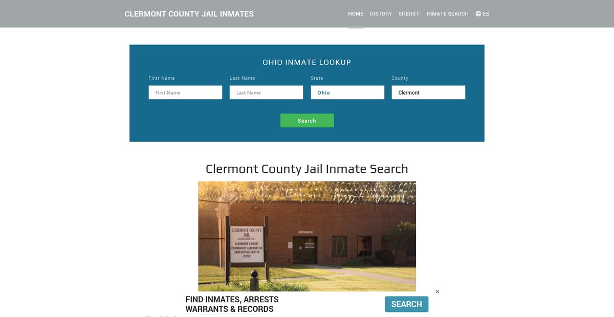 Preview of clermontjailroster.org