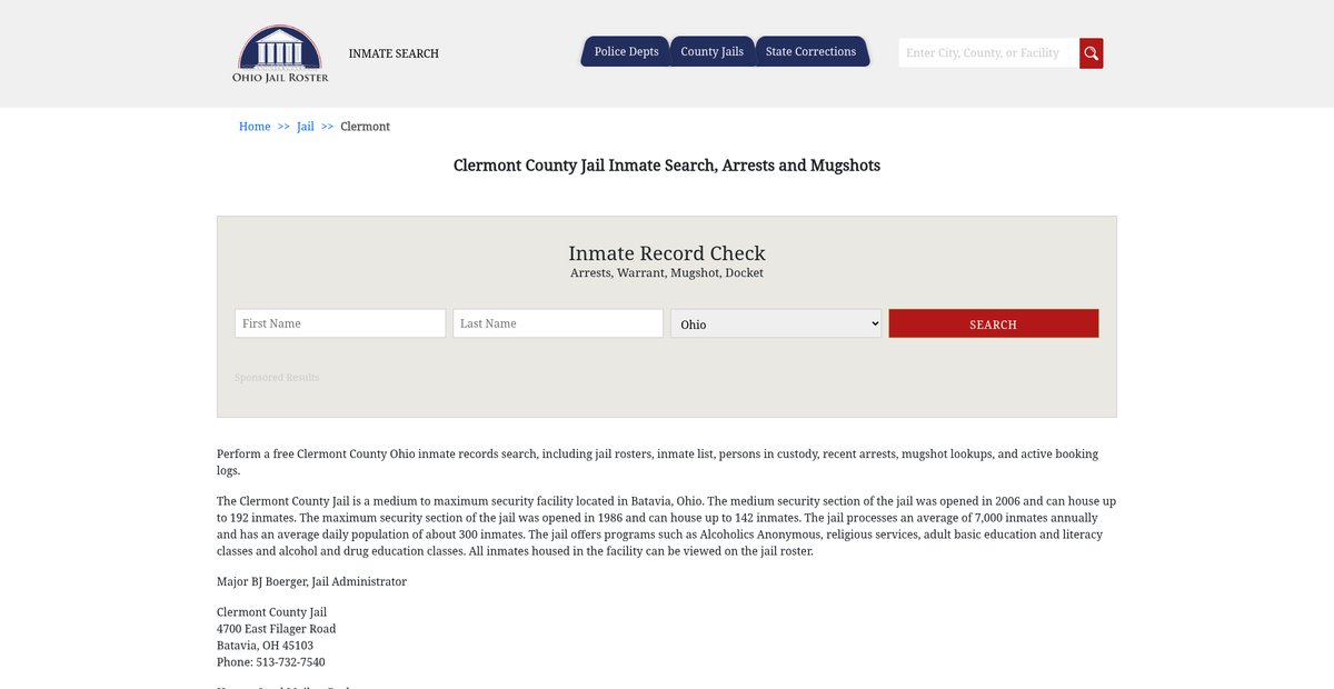 Preview of ohiojailroster.com