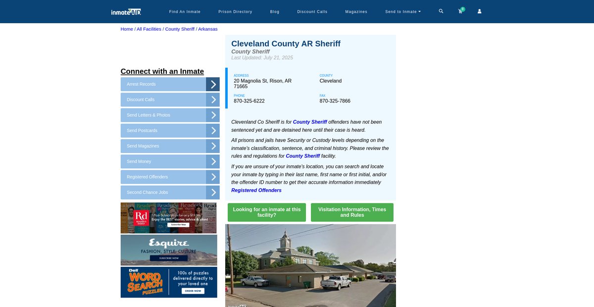 Preview of inmateaid.com