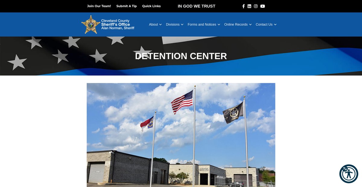 Preview of sheriffclevelandcounty.com