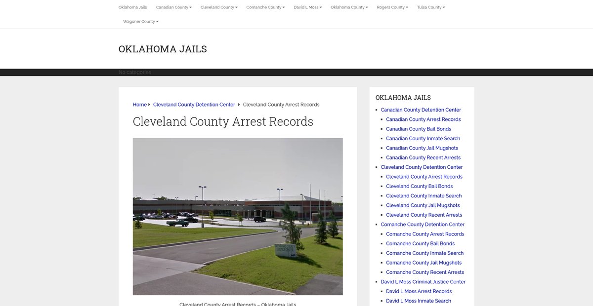 Preview of oklahomajails.com