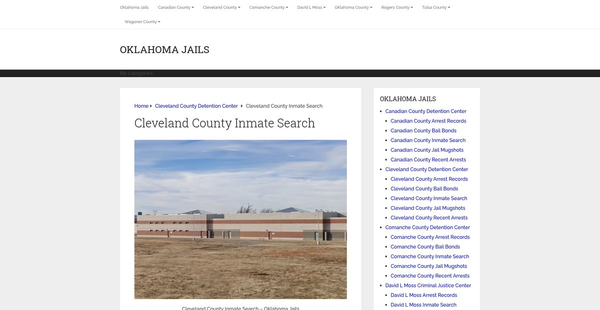 Preview of oklahomajails.com