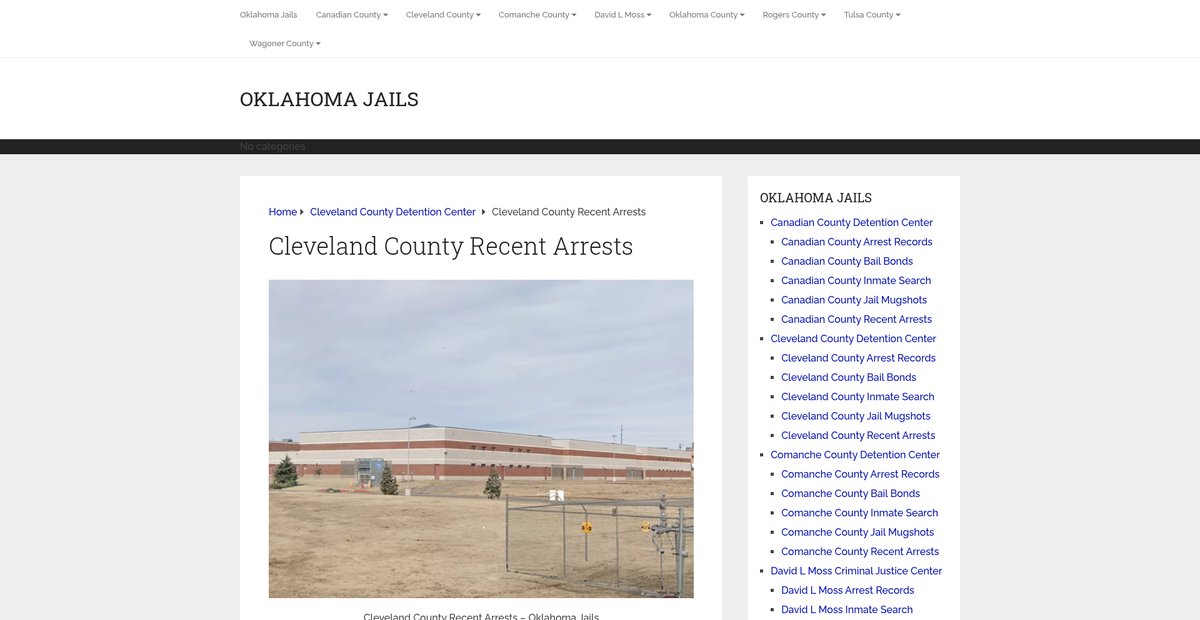 Preview of oklahomajails.com