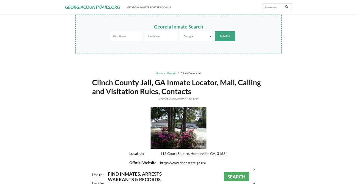 Preview of georgiacountyjails.org