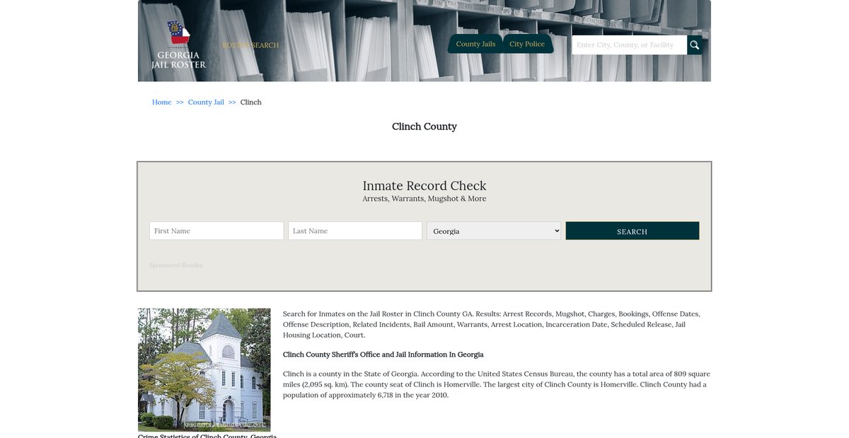 Preview of georgiajailroster.com