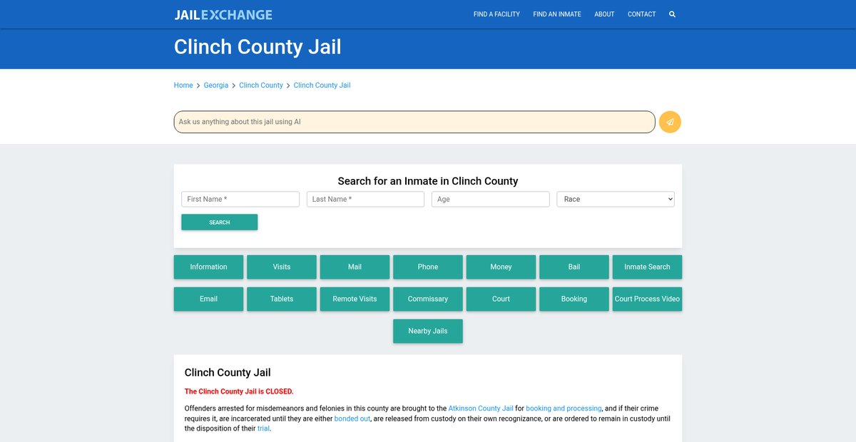 Preview of jailexchange.com