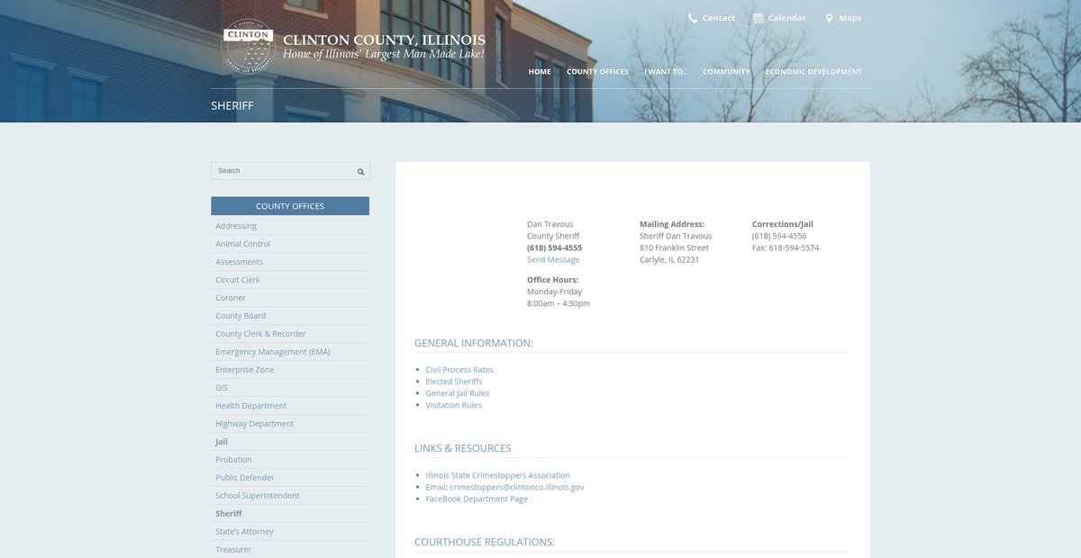 Preview of clintonco.illinois.gov
