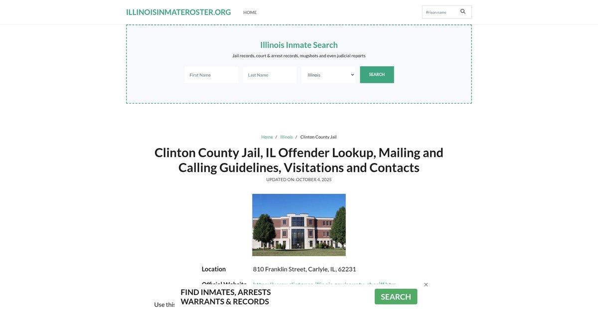 Preview of illinoisinmateroster.org