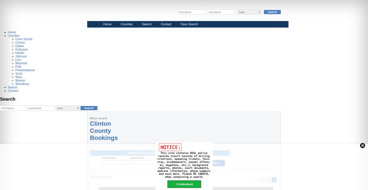 Preview of iowa.arrests.org