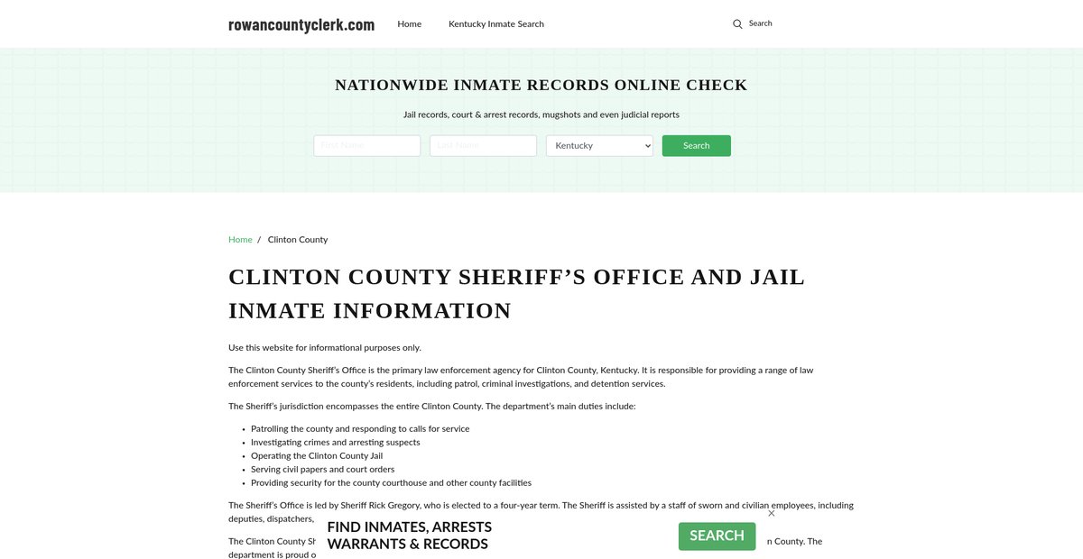 Preview of rowancountyclerk.com