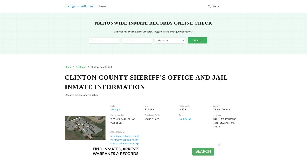 Preview of michigansheriff.com