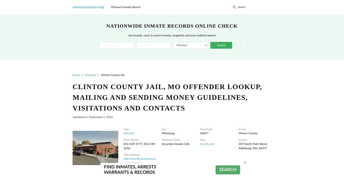 Preview of missouriinmates.org