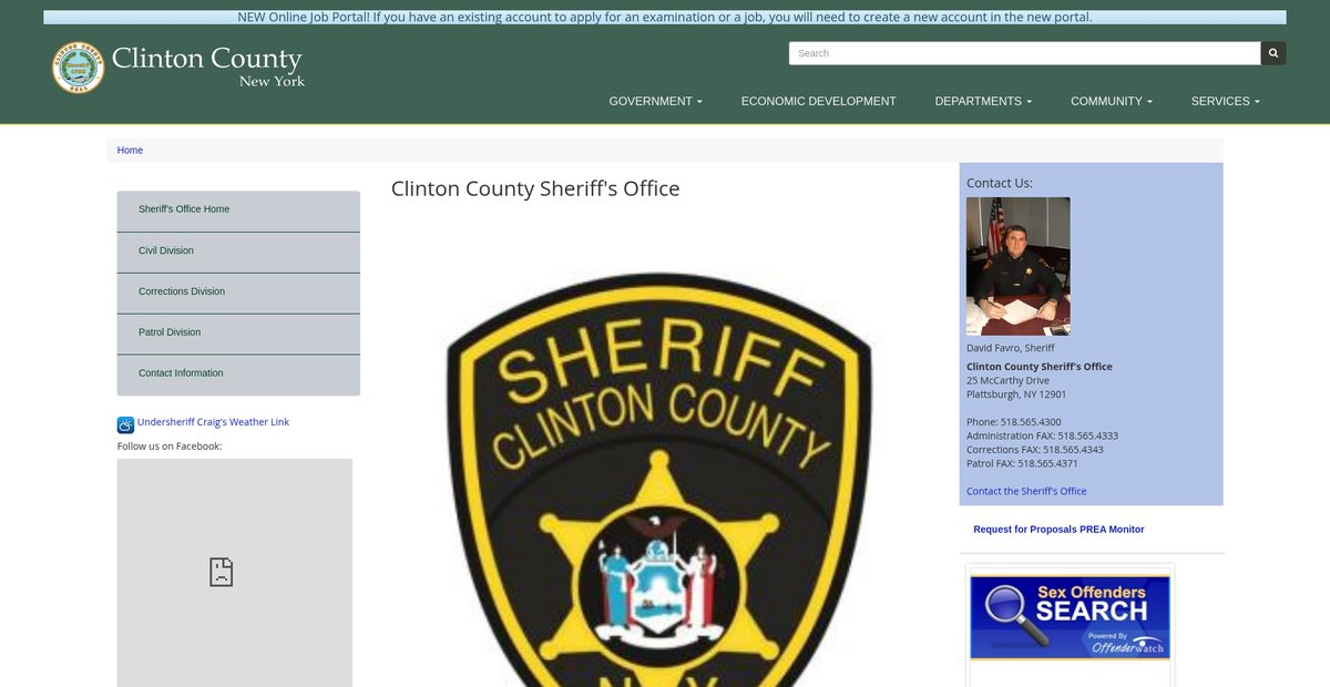 Preview of clintoncountyny.gov