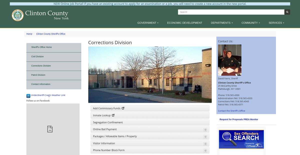 Preview of clintoncountyny.gov