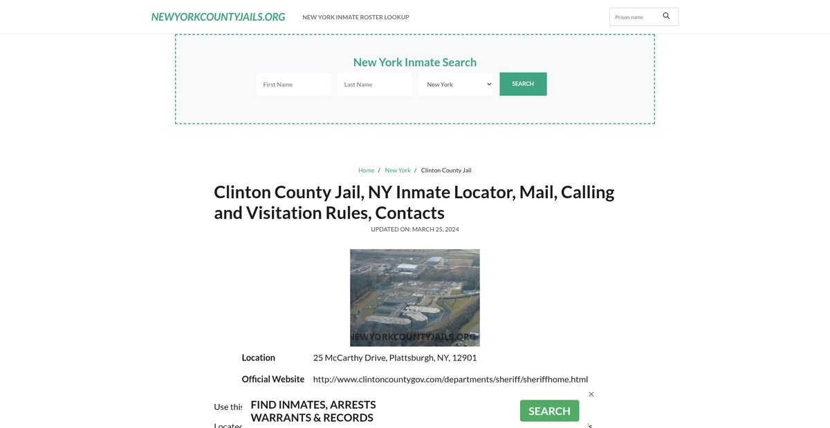 Preview of newyorkcountyjails.org