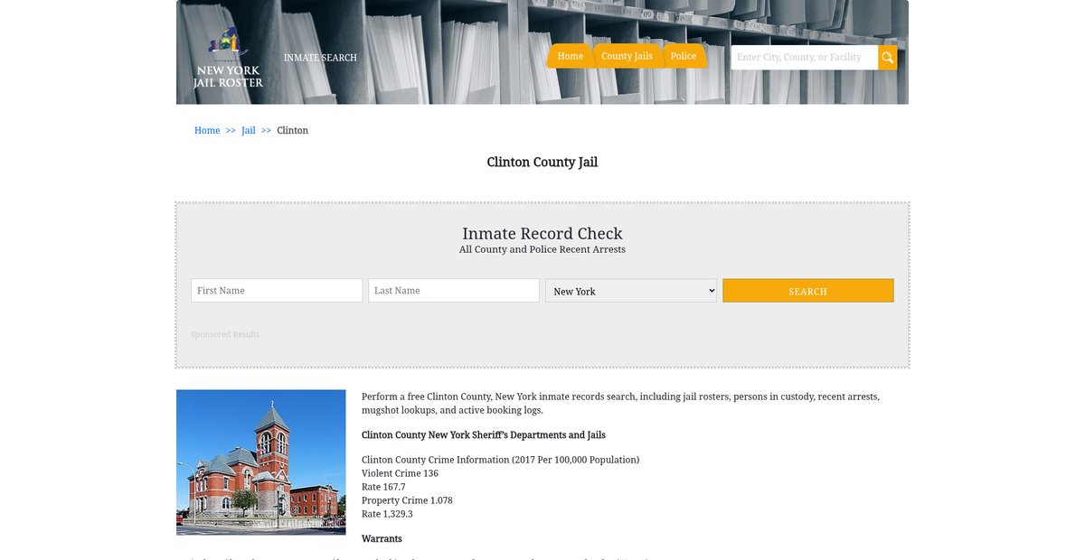 Preview of newyorkjailroster.com