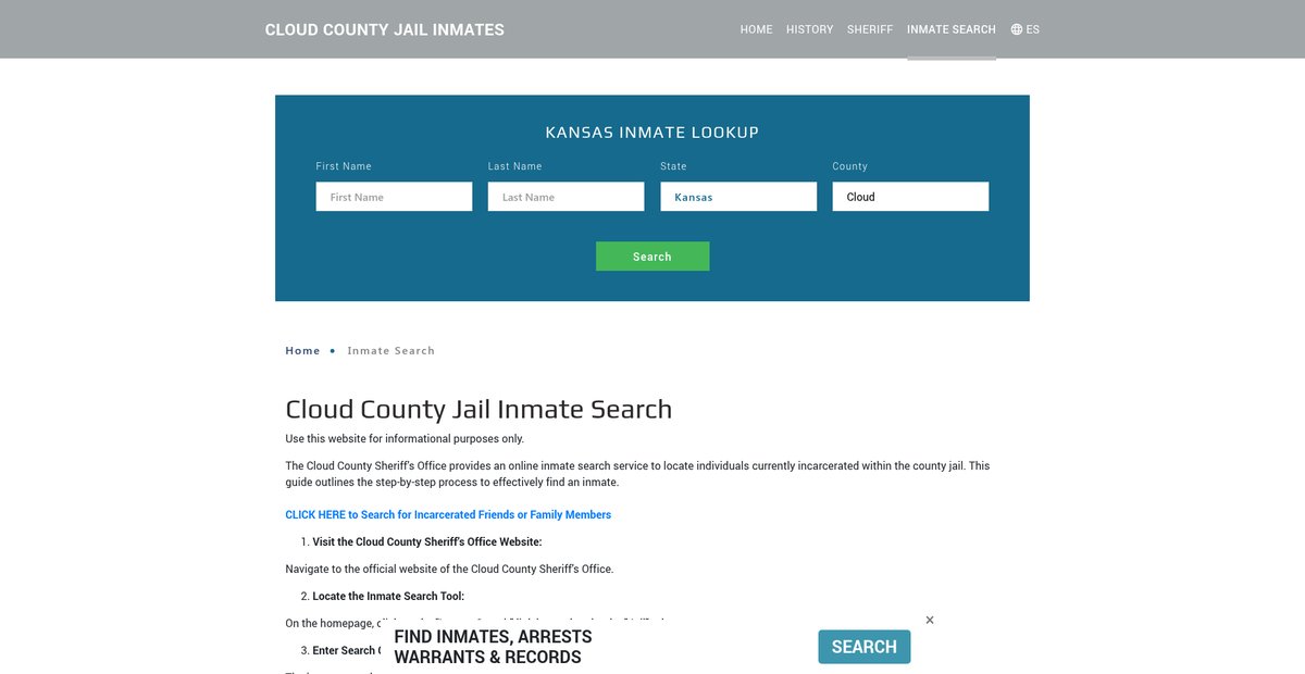 Preview of cloudjailroster.org